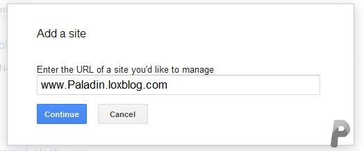 ثبت وبلاگ در گوگل وبمستر